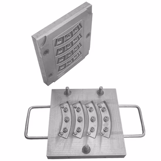 Fabricação de moldes de borracha de silicone de molde de compressão de alta precisão